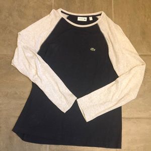 Large Lacoste long sleeve shirt